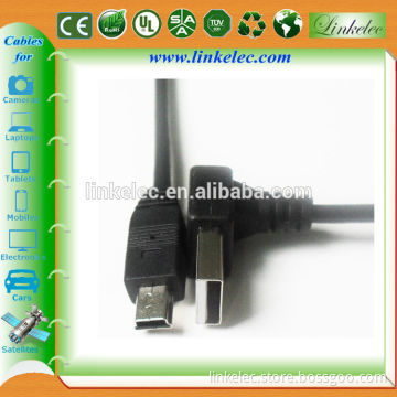 Custom Right Angle MINI USB Cable for Cameras